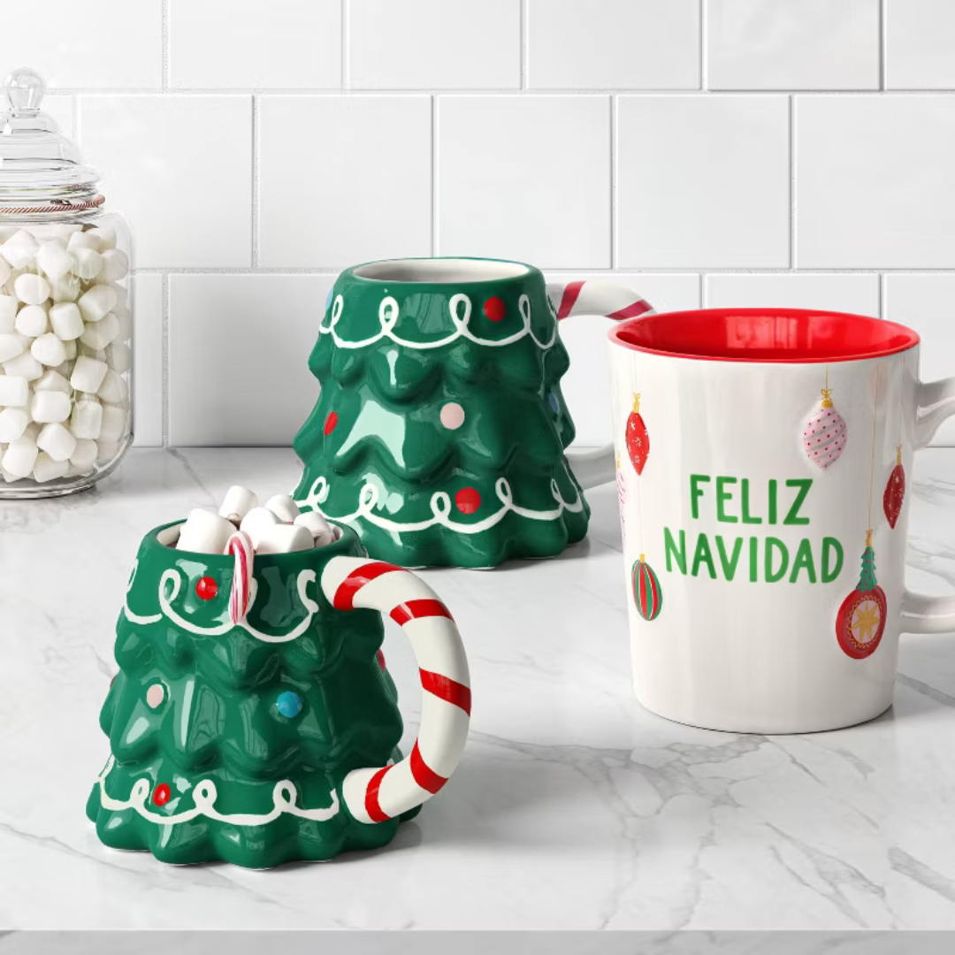 Taza Árbol de Navidad 15oz