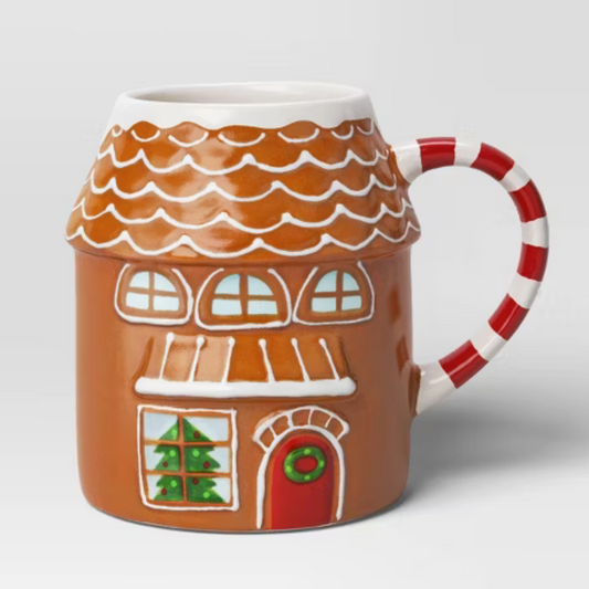 Taza Navideña Gingerbread House 19oz