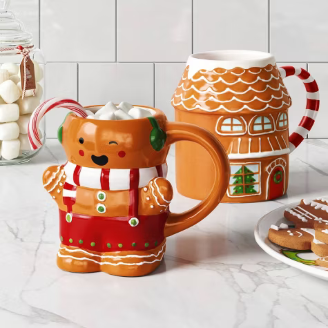 Taza Navideña Gingerbread House 19oz