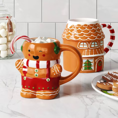 Taza Navideña Gingerbread House 19oz