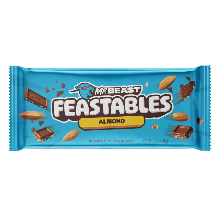 Feastables MrBeast Almendra, 2.1 oz (60g)