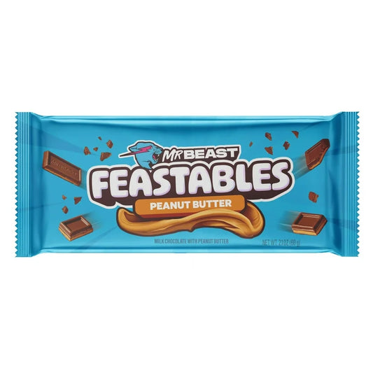 Feastables MrBeast Peanut Butter, 2.1 oz (60g)