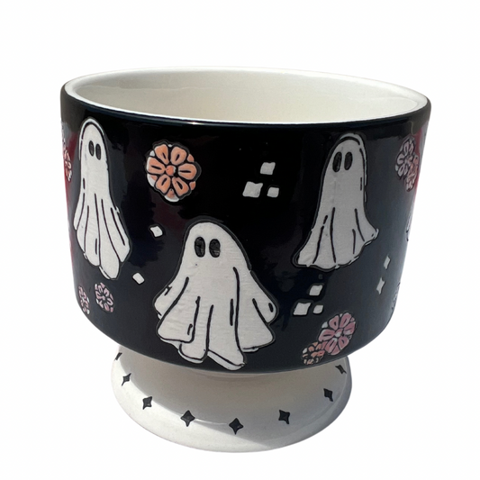 Goblin and Ghoul Halloween Ghost Bowl