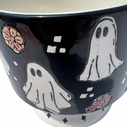 Goblin and Ghoul Halloween Ghost Bowl