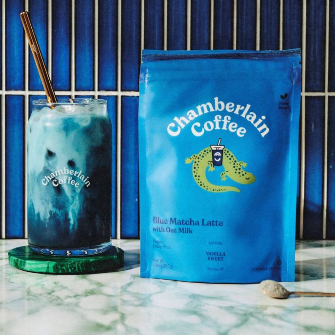 Chamberlain Coffee Blue Matcha Latte con Oatmilk 283gr