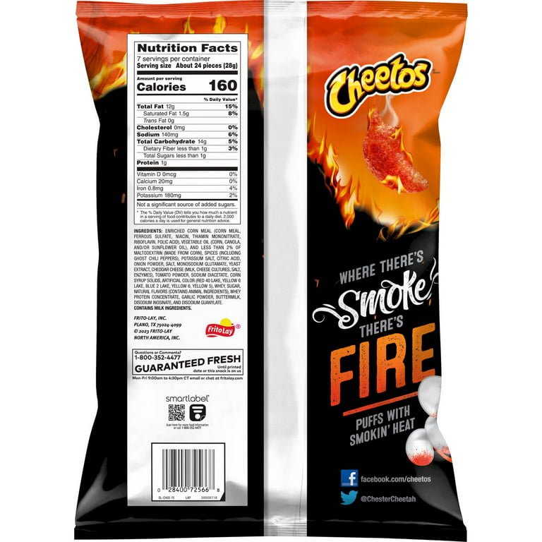 Cheetos Flamin’ Hot Smoky Ghost Pepper Puffs - Fur Friends Finds