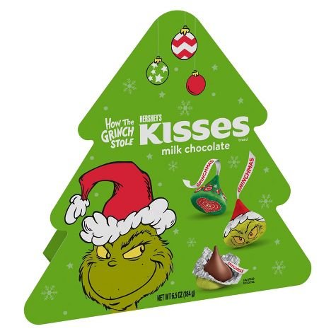 Hershey's Kisses Árbol Grinch chocolate con leche - Fur Friends Finds