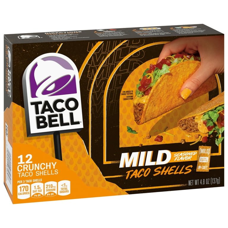 Taco Bell - MILD Taco Shells - Fur Friends Finds