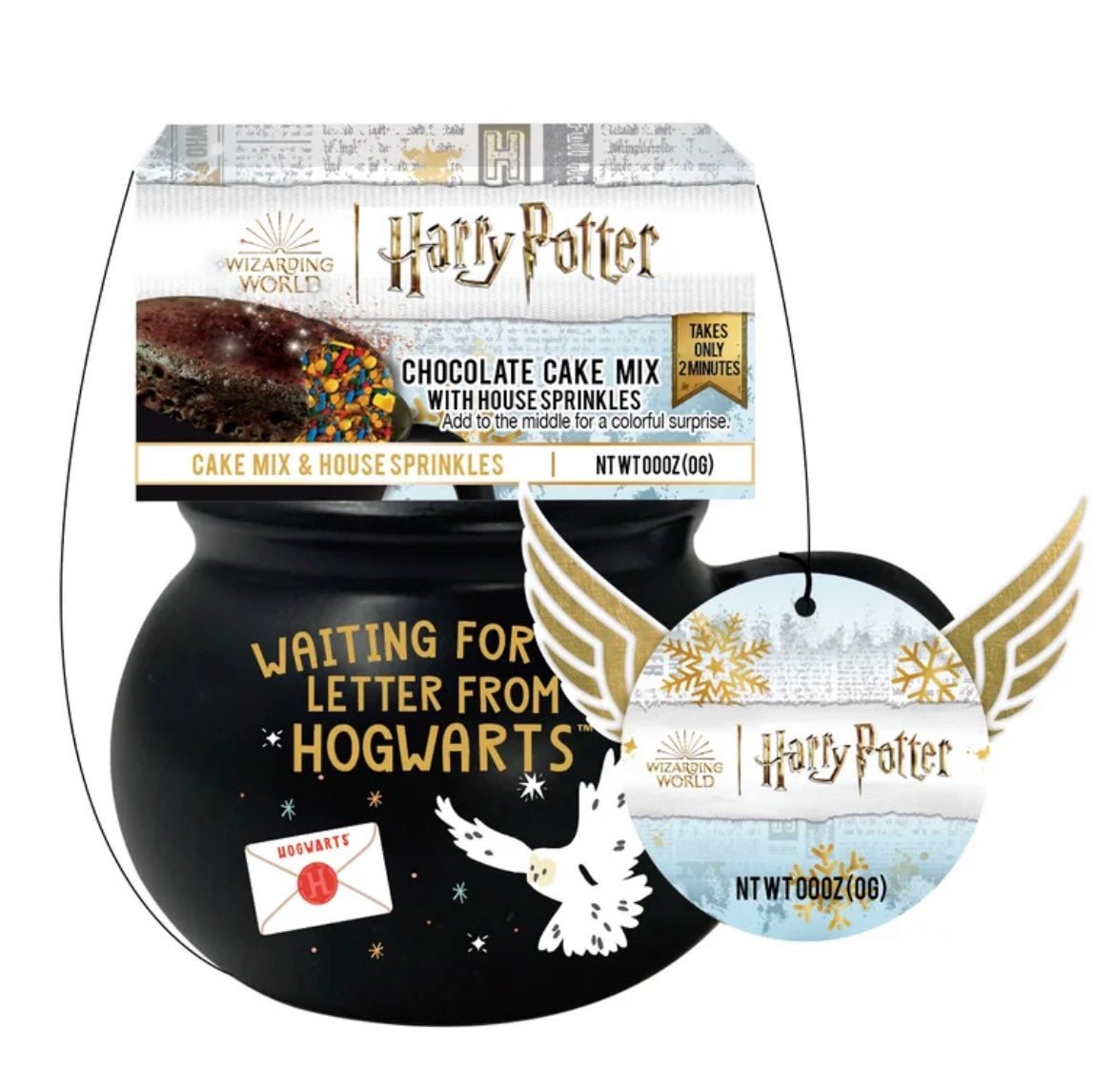 Taza de Harry Potter en forma de caldero con cake mix - Fur Friends Finds